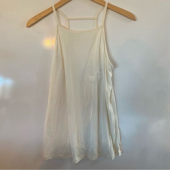 Anthropologie Eri+Ali super soft white sleeveless blouse tank size small NWT - Picture 1 of 5